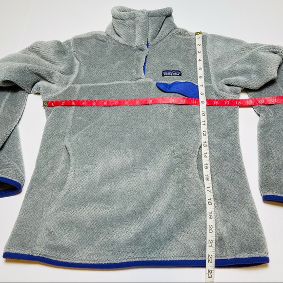 Patagonia Retool Snap-T Fleece Pullover Gray Purple Size Small - Picture 8 of 9